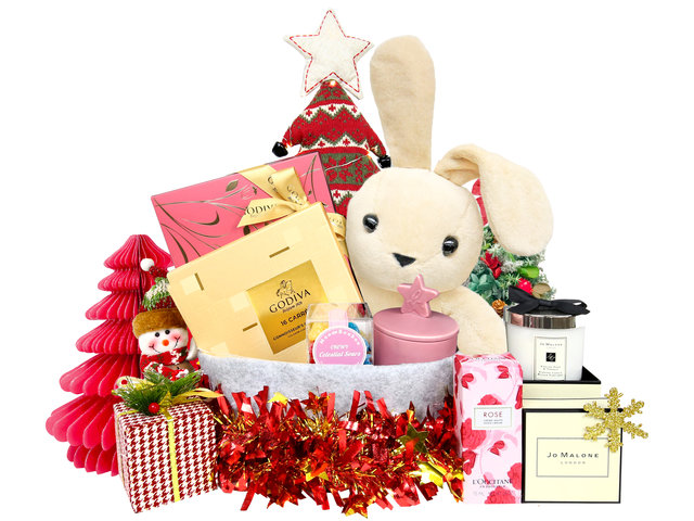 Christmas Gift Hamper - Christmas agnès b. Lapin Plush With Skin Care And Food Gift Hamper A18 - XH1116A6 Photo