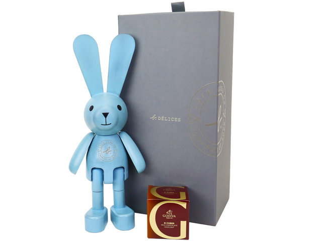 Wine n Food Hamper - Agnes b. wooden rabbit Easter Gift Hampers EA01 - ER0331A4 Photo