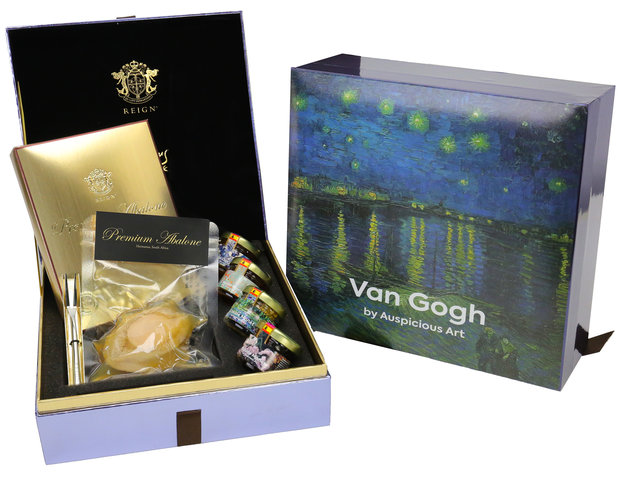 Wine n Food Hamper - Michelin Fine Art Abalone with honey Box Set - HR1025A5 Photo