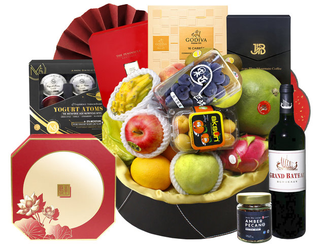 中秋果篮Hamper - 中秋节半岛月饼礼篮 Hamper N8 - L89281 Photo