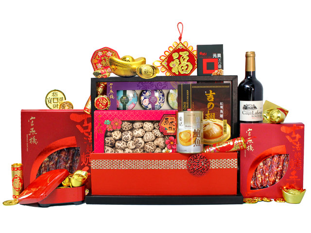 新年果籃Hamper - 農曆新年拜年禮物籃 R90 - L36510819 Photo