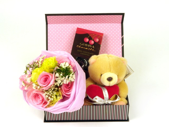 Florist Gift Set - Mini Three Times the Charm / Brithday Gift (04) - P5195 Photo