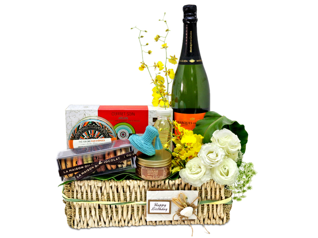 Wine n Food Hamper - France, terre d'Oc Coffret Soin Argan Massage Gift Set - L76602836 Photo