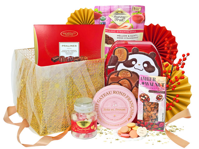 新年果篮Hamper - 甜蜜团圆贺年美食礼篮 FH256 - CH20110B8 Photo