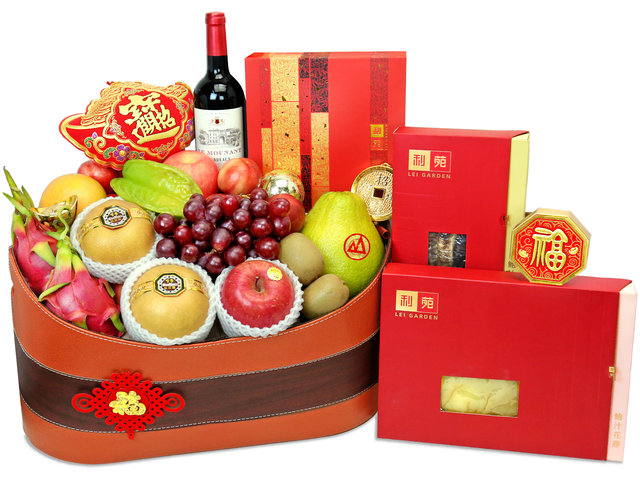 新年果籃Hamper - 農曆新年拜年禮物籃 R98 - CDS0108A1 Photo